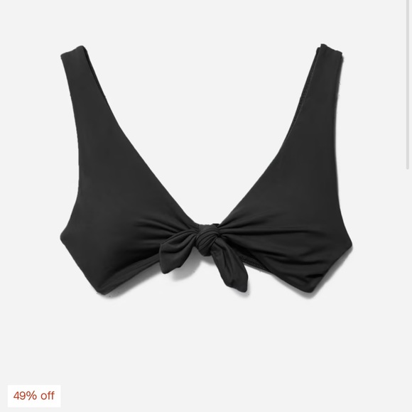 NWT Everlane 2PC Swimsuit Black - Picture 7 of 10